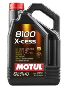 Motul 8100 X-cess 5w40 4L motorolaj