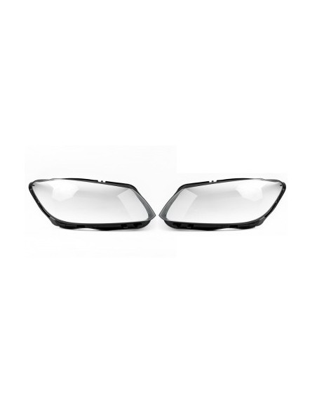 Set of 2 headlight glasses compatible with Volkswagen Touran 1 Facelift models (2011 - 2015)
