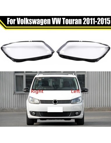 Set of 2 headlight glasses compatible with...