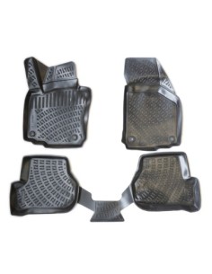 Rubber mat set type tray compatible with Volkswagen Golf...