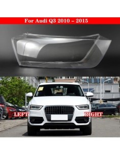 Set 2 headlight glasses for Audi Q3 Non Facelift (2011-2014) 2