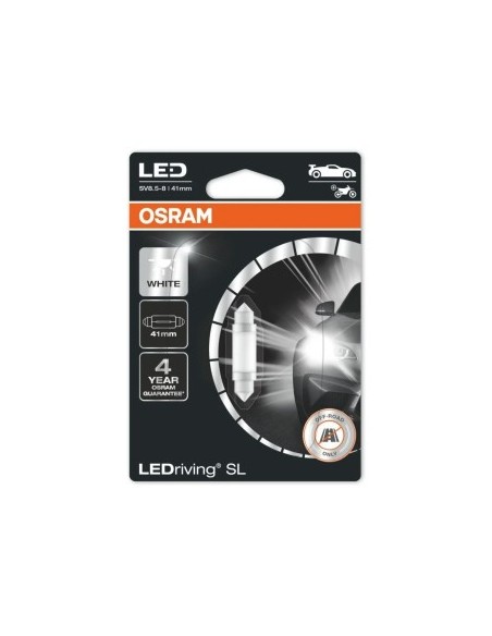 Λαμπτήρας Led C5w Λευκός 12, 6000k 41mm Ledriving Standard Bli Osram