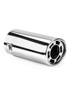 Stainless steel exhaust tip ornament 42-67mm, Length 155mm