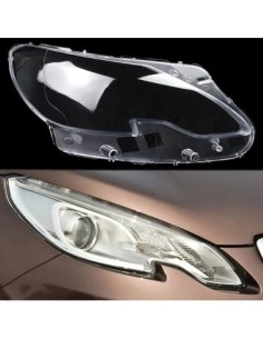 Right Headlight Glass for Peugeot 2008 Generation 1 (2013... 2