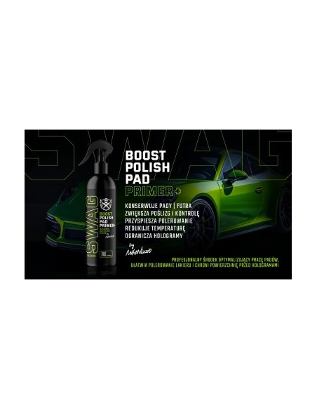 Разтвор за подготовка на полираща гъба, намалява холограмите и триенето SWAG Boost Polish Pad Primer+ 500ml