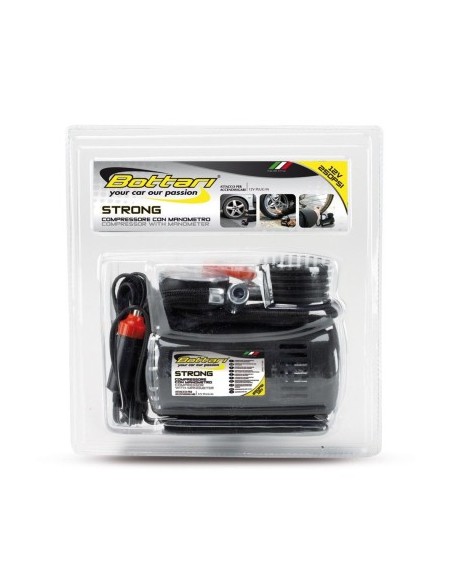12V Bottari Car Compressor with Pressure Gauge