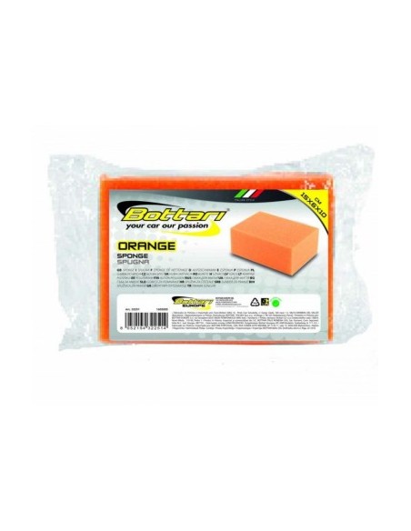 Large Orange Sponge Bottari 15x10x6 cm