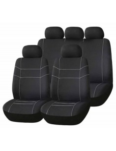 Universal Seat Cover Set "VECTOR" Black/White Bottari