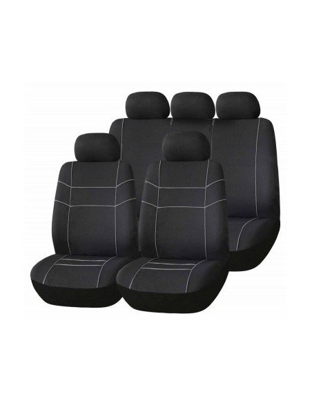 Universal Seat Cover Set "VECTOR" Black/White Bottari