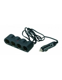 Quadruple socket with extendable cable 12V/24V Bottari