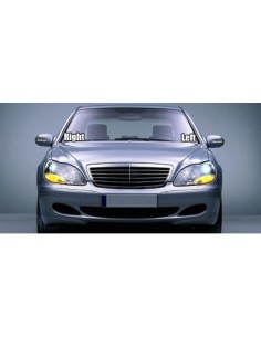 Right Headlight Glass for Mercedes S-Class W220 (1998 -... 2