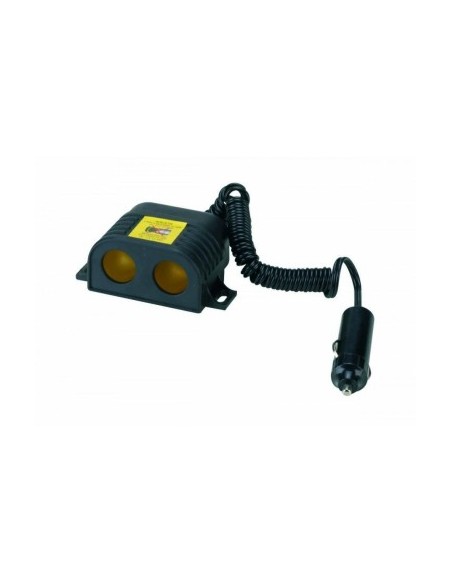 Double socket with extendable cable 12V/24V Bottari
