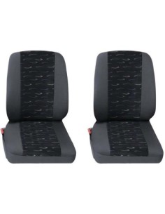 Universal Seat Covers Front for Utility Vehicles Petex Black