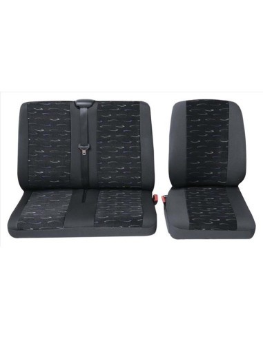 Universal Seat Covers Set Front/Rear for Vans...