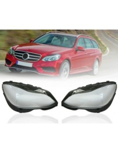 Set of 2 Headlight Glasses for Mercedes E-Class W212... 2