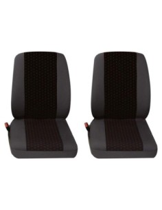 Universal Front Seat Covers Set for Vans Petex Black