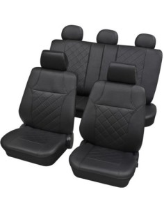 Universal Seat Covers Made of Eco-Leather Petex Black