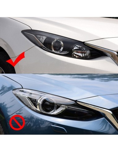 Left headlight glass for Mazda 3 Generation 3...