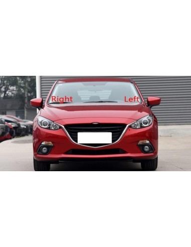 Left headlight glass for Mazda 3 Generation 3...