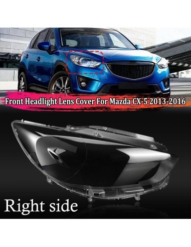Right headlight glass for Mazda CX-5 Generation...