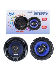 PNI HIFI650 Coaxial Car Speakers, 120W, 16.5 CM, 3-way,...