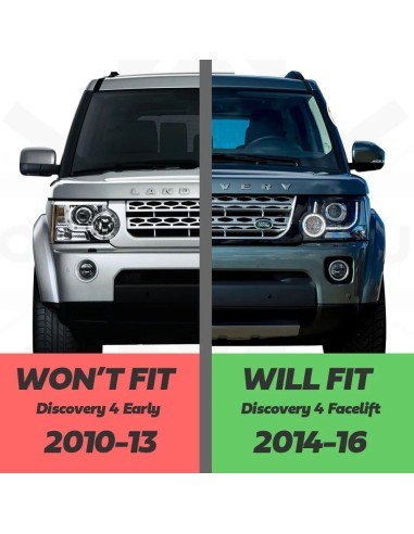 Right headlight glass for Land Rover Discovery...