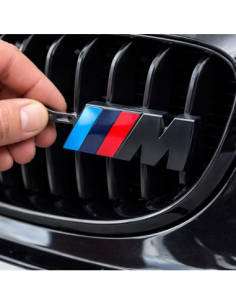 Emblema M3 (M///) για τη Μπροστινή Γρίλια, Μαύρο Ματ 2
