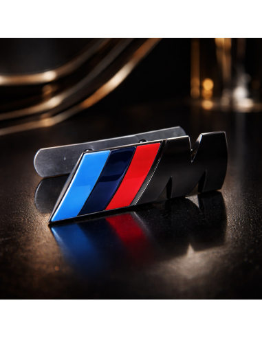 Emblema M3 (M///) for Front Grille, Matte Black