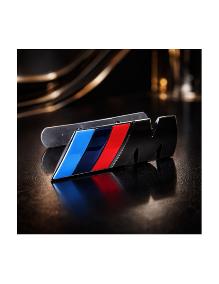 Emblema M3 (M///) for Front Grille, Matte Black