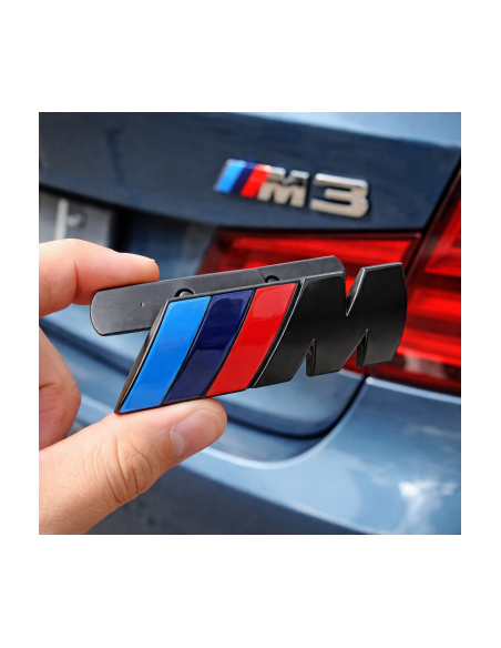 Emblema M3 (M///) for Front Grille, Matte Black