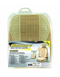 Universal Bamboo Chair Cover "WOOD" Beige Bottari 2