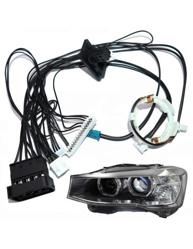 Left headlight wiring for BMW X3 F25 Facelift,...