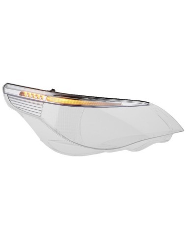 Right headlight glass for BMW Series 5 E60/E61...