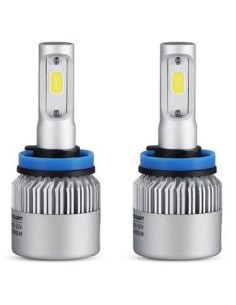 Σετ 2 LED H11 COB Canbus, 6000k, ισχύς 72W, φωτεινότητα...