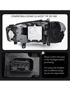 Капак на фар ляв за BMW X5 F15 фар с LED вариант без TMS... 2