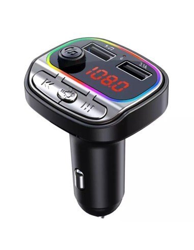 FM Modulator 12-24V Bluetooth 5.0 with Fast...