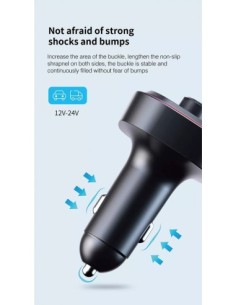 FM Modulator 12-24V Bluetooth 5.0 with Fast Charge Car... 2