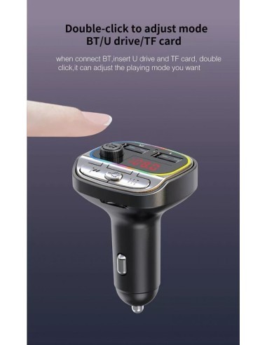 FM Modulator 12-24V Bluetooth 5.0 with Fast...
