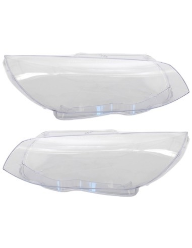Set of 2 headlight glasses for BMW Series 3...