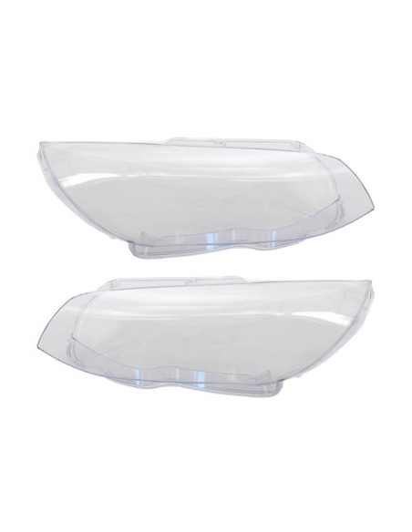 Set of 2 headlight glasses for BMW Series 3 E92/E93 Coupe/Cabrio Facelift LCI (2009 - 2013)