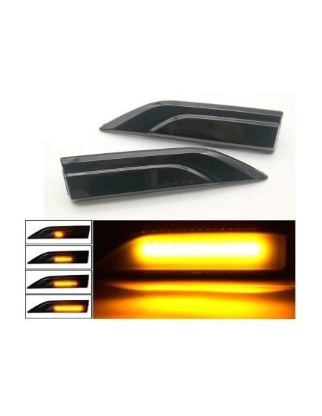 Set of 2 Dynamic LED Wing Indicators for VW T6 Transporter & Caravelle, Caddy