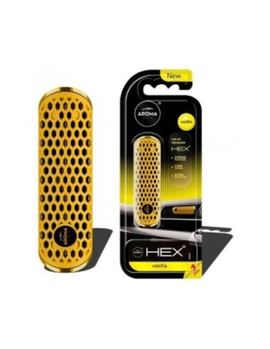 Aroma Car Fancy Shapes Polymer Hex Vanilla Air...