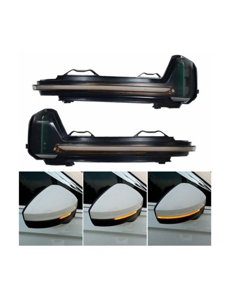 Set of 2 Dynamic LED Mirror Indicators compatible with VW Tiguan MK2, Touareg MK3