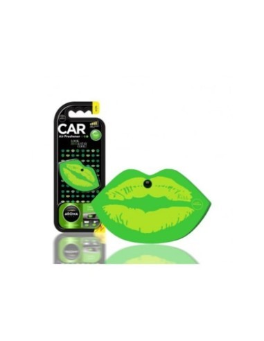 Aroma Car Lips Fancy Green autóillatosító