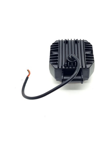 LED проектор с angel eyes за офроуд автомобили, мотоциклети, ATV, 20W мощност, 1800 лумена яркост