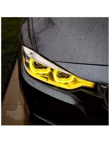 Σετ 3 μονάδων κίτρινων CSL Style Angel Eyes DRL...