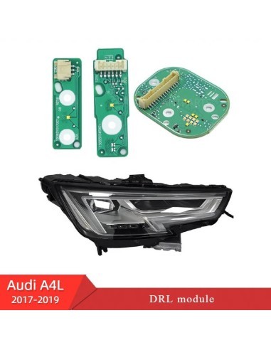 Right LED Module DRL Headlight Repair for Audi...