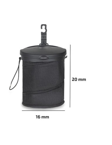 Portable Folding Trash Bin 16x19cm Heyner