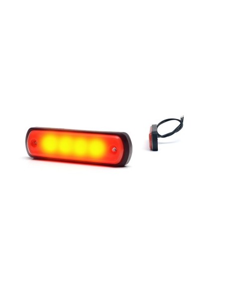 Led Gabarit Lámpa 1342 W189N 12V-24V Piros Was