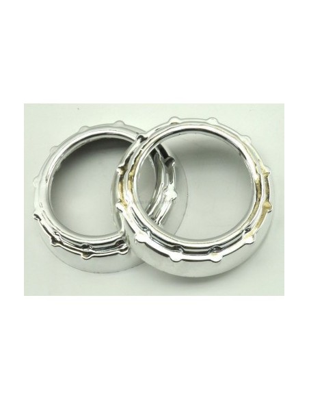 Set of 2 Bixenon 2.5" Lenses with D2S Bulbs and Included Decorations